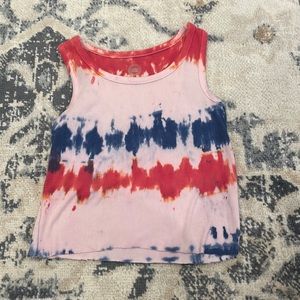 walmart tie-dyed tank, size 11/12 in girls, super cute colors